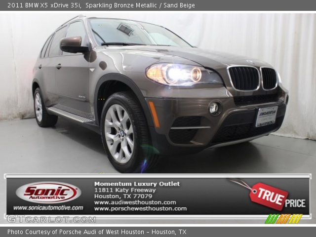 2011 BMW X5 xDrive 35i in Sparkling Bronze Metallic