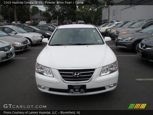 2009 Hyundai Sonata SE V6 in Powder White Pearl