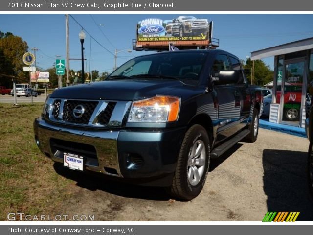 2013 Nissan Titan SV Crew Cab in Graphite Blue