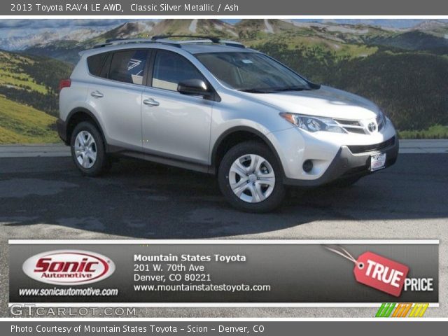 2013 Toyota RAV4 LE AWD in Classic Silver Metallic