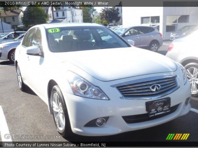 2010 Infiniti G 37 x AWD Sedan in Moonlight White
