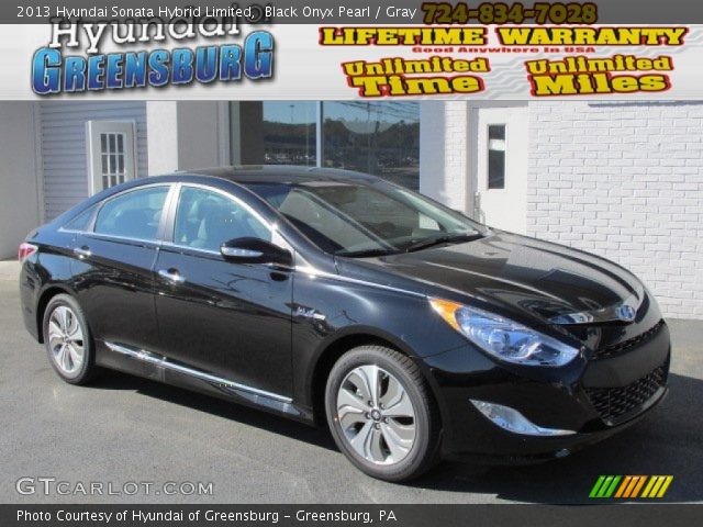 2013 Hyundai Sonata Hybrid Limited in Black Onyx Pearl