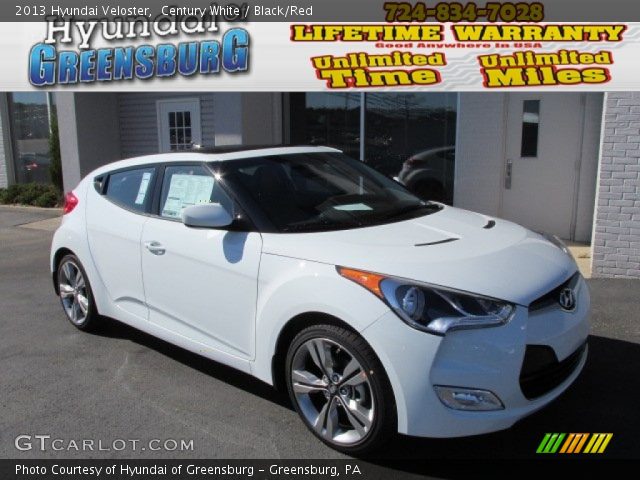 2013 Hyundai Veloster  in Century White