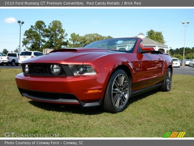 2010 Ford Mustang GT Premium Convertible in Red Candy Metallic