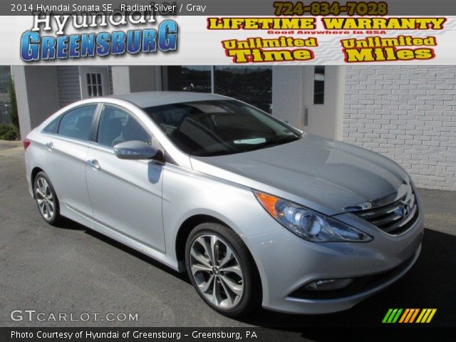 2014 Hyundai Sonata SE in Radiant Silver