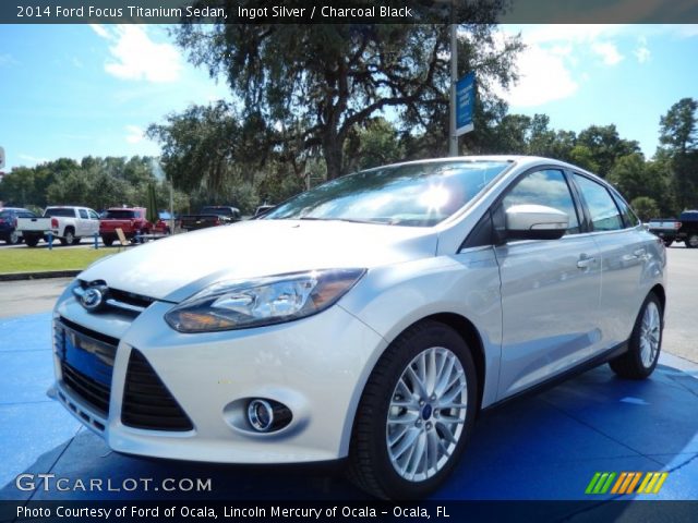 2014 Ford Focus Titanium Sedan in Ingot Silver
