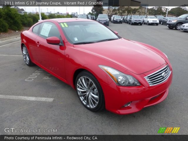 2011 Infiniti G 37 Journey Coupe in Vibrant Red