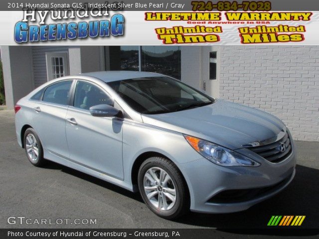 2014 Hyundai Sonata GLS in Iridescent Silver Blue Pearl