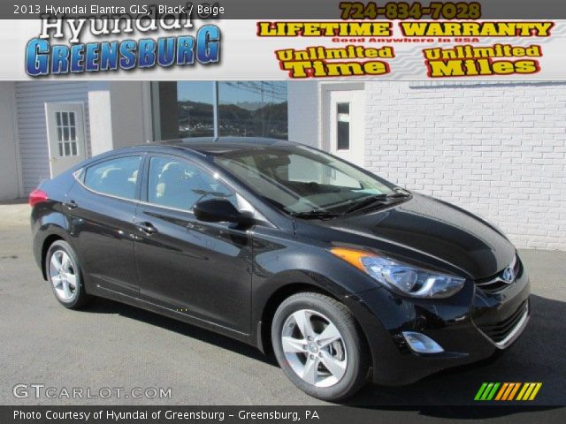 2013 Hyundai Elantra GLS in Black