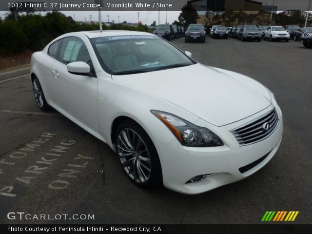 2012 Infiniti G 37 Journey Coupe in Moonlight White