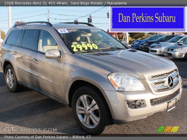 2008 Mercedes-Benz GL 450 4Matic in Sand Beige Metallic