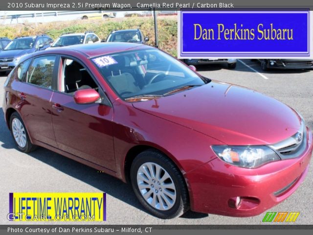 2010 Subaru Impreza 2.5i Premium Wagon in Camellia Red Pearl