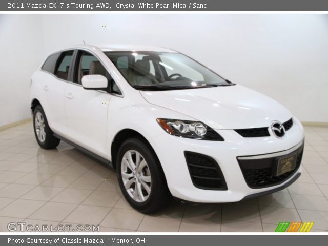 2011 Mazda CX-7 s Touring AWD in Crystal White Pearl Mica