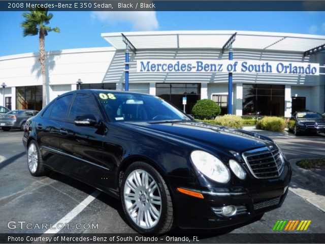 2008 Mercedes-Benz E 350 Sedan in Black