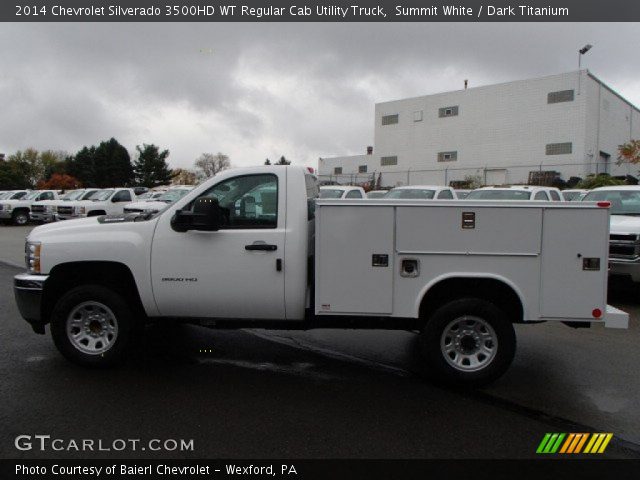 2014 Chevrolet Silverado 3500HD WT Regular Cab Utility Truck in Summit White
