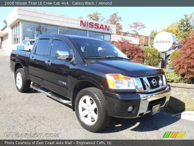 2008 Nissan Titan LE Crew Cab 4x4 in Galaxy Black