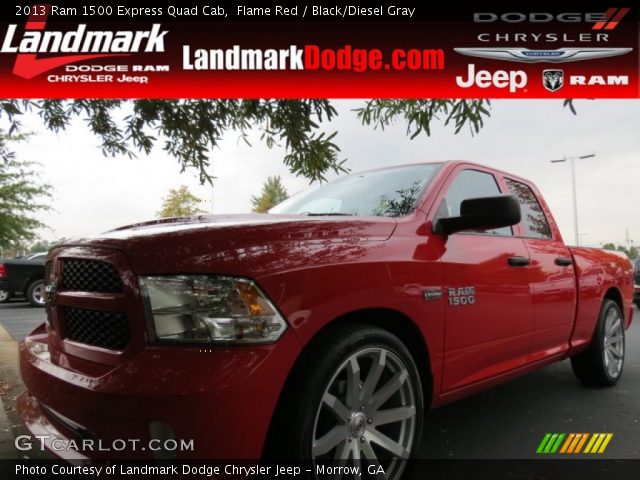 2013 Ram 1500 Express Quad Cab in Flame Red