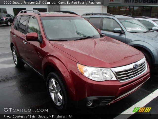 2010 Subaru Forester 2.5 X Limited in Camellia Red Pearl