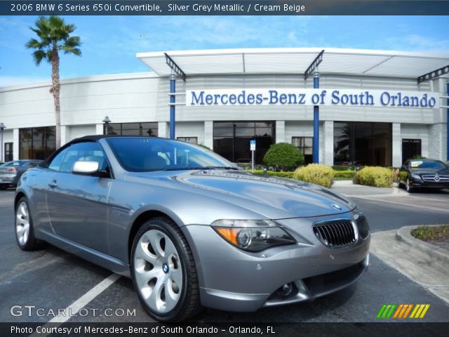 2006 BMW 6 Series 650i Convertible in Silver Grey Metallic