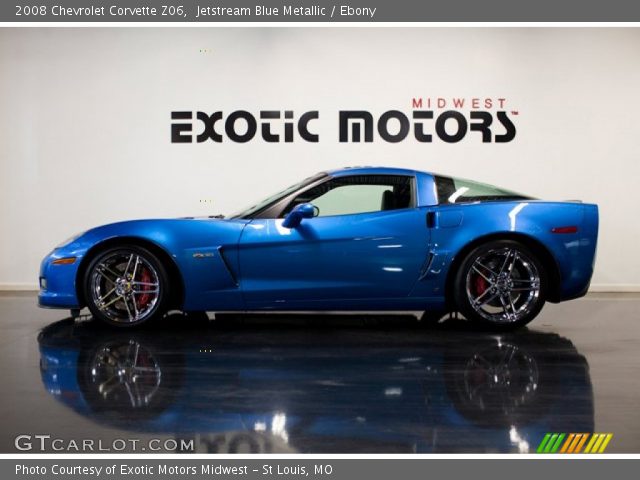 2008 Chevrolet Corvette Z06 in Jetstream Blue Metallic