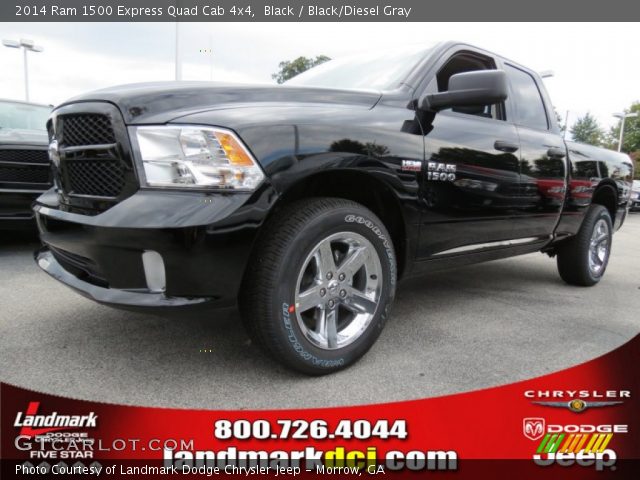 2014 Ram 1500 Express Quad Cab 4x4 in Black