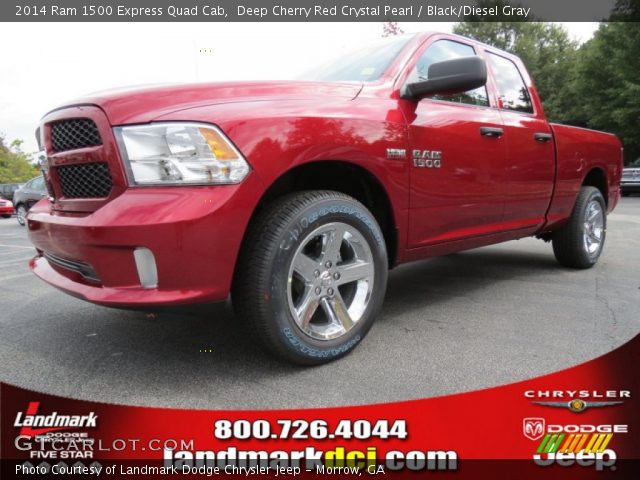 2014 Ram 1500 Express Quad Cab in Deep Cherry Red Crystal Pearl