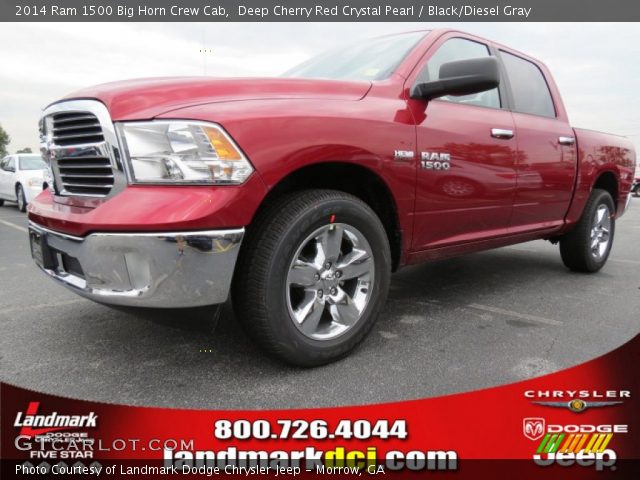 2014 Ram 1500 Big Horn Crew Cab in Deep Cherry Red Crystal Pearl