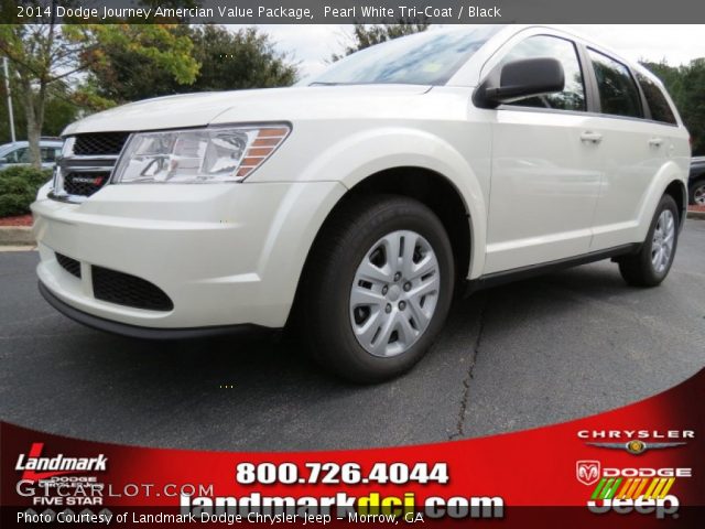 2014 Dodge Journey Amercian Value Package in Pearl White Tri-Coat