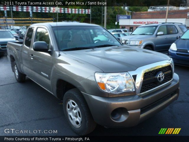 2011 Toyota Tacoma Access Cab in Pyrite Mica