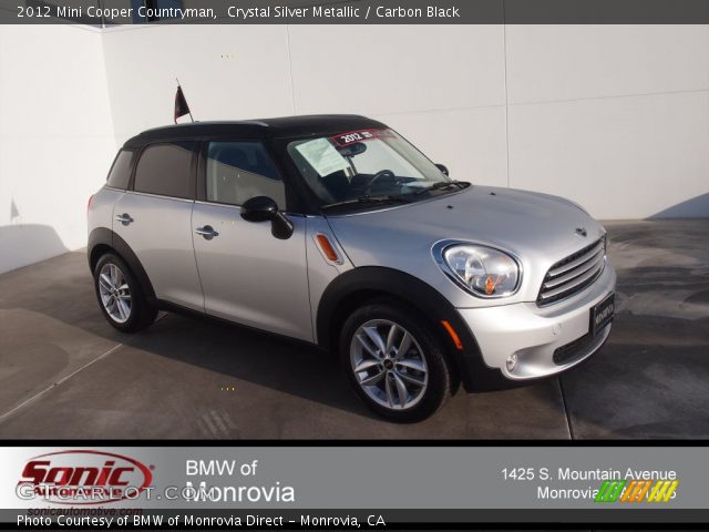 2012 Mini Cooper Countryman in Crystal Silver Metallic