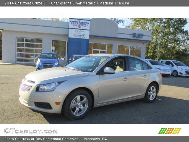 2014 Chevrolet Cruze LT in Champagne Silver Metallic