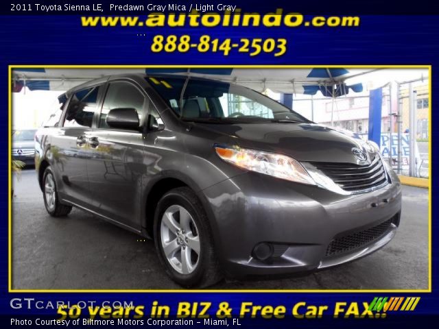 2011 Toyota Sienna LE in Predawn Gray Mica