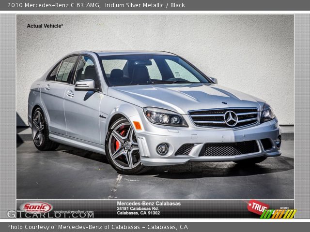 2010 Mercedes-Benz C 63 AMG in Iridium Silver Metallic