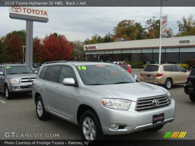 2010 Toyota Highlander SE 4WD in Black