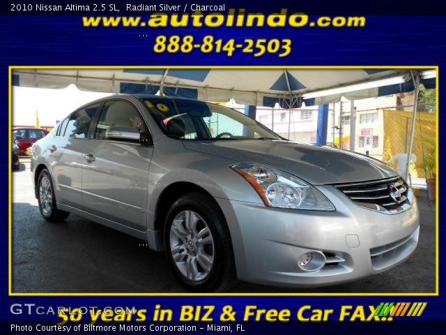 2010 Nissan Altima 2.5 SL in Radiant Silver
