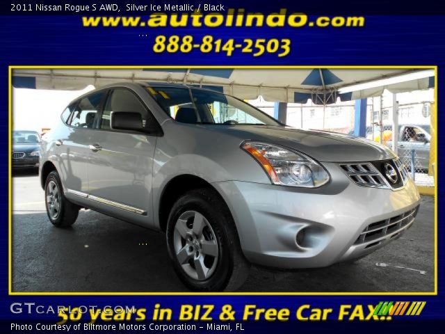 2011 Nissan Rogue S AWD in Silver Ice Metallic