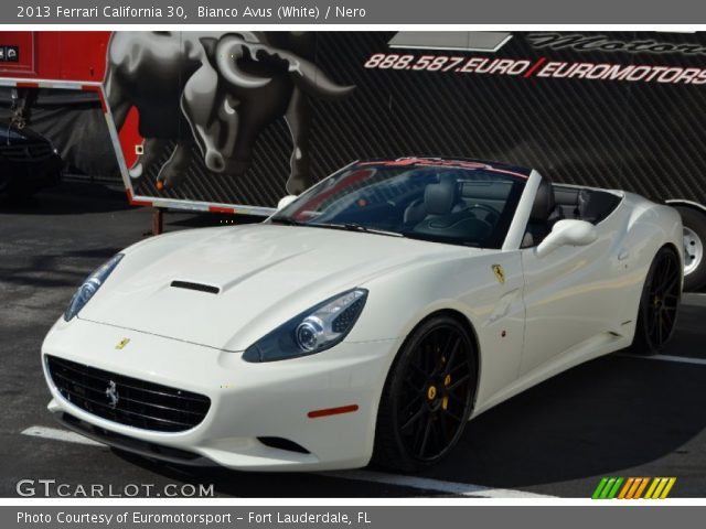 2013 Ferrari California 30 in Bianco Avus (White)
