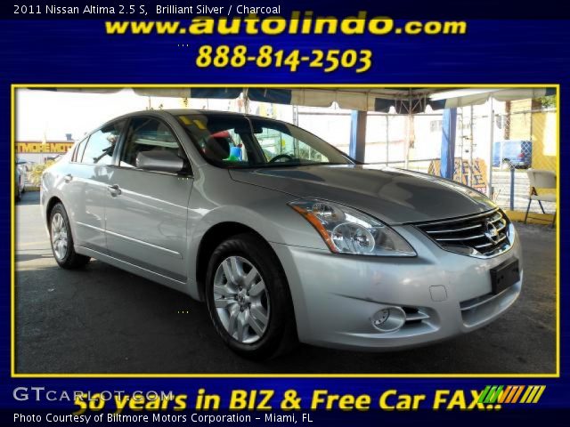 2011 Nissan Altima 2.5 S in Brilliant Silver