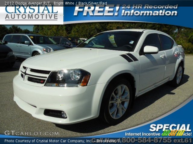 2012 Dodge Avenger R/T in Bright White