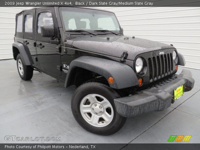 2009 Jeep Wrangler Unlimited X 4x4 in Black