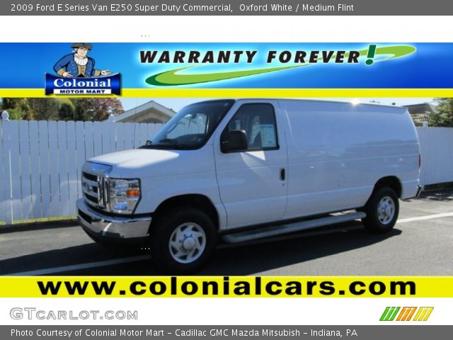 2009 Ford E Series Van E250 Super Duty Commercial in Oxford White