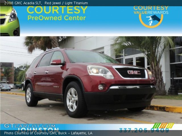 2008 GMC Acadia SLT in Red Jewel