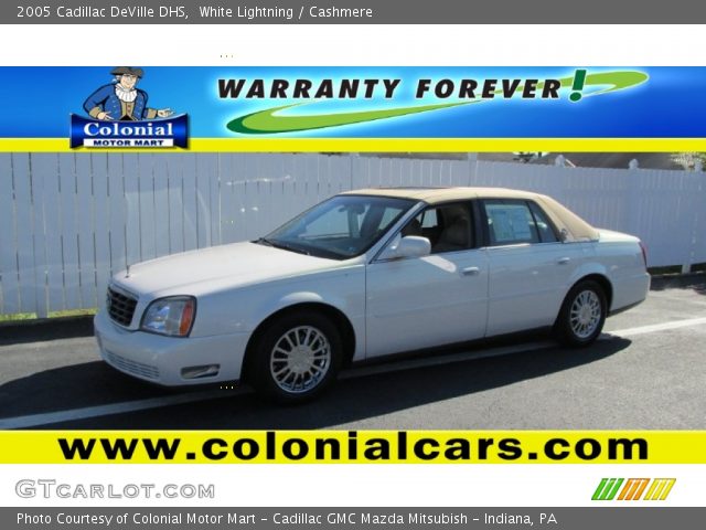 2005 Cadillac DeVille DHS in White Lightning