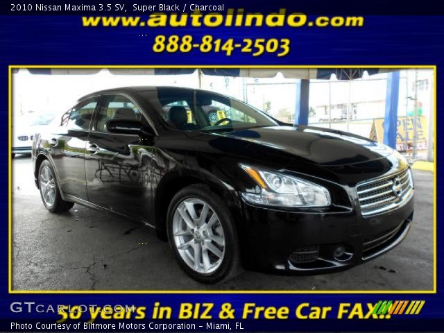 2010 Nissan Maxima 3.5 SV in Super Black