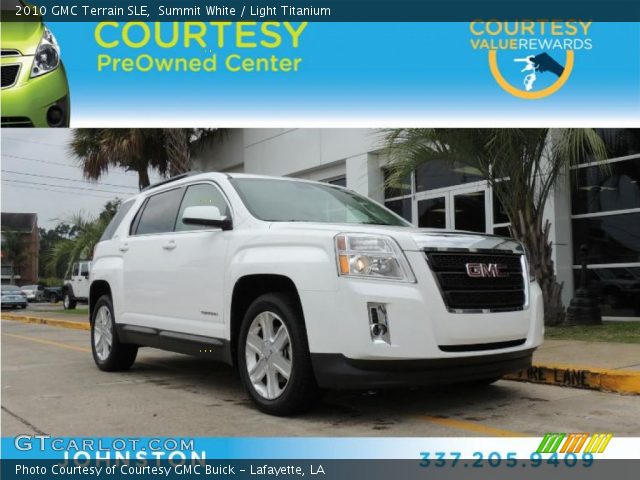 2010 GMC Terrain SLE in Summit White