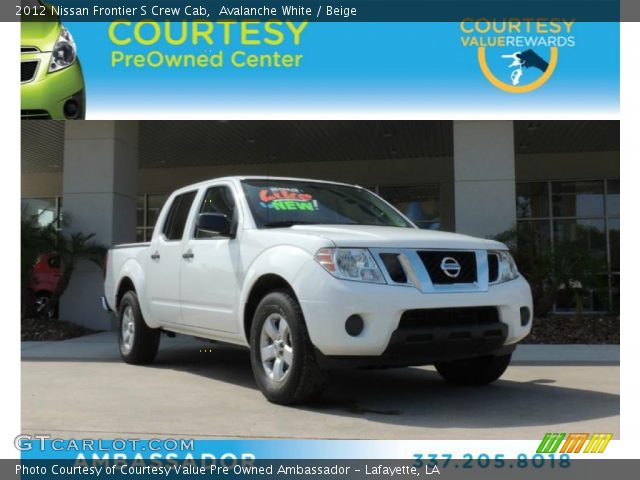 2012 Nissan Frontier S Crew Cab in Avalanche White
