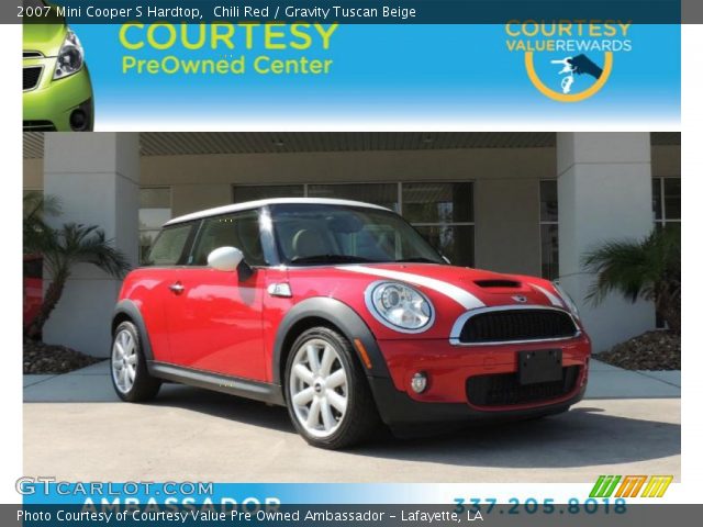 2007 Mini Cooper S Hardtop in Chili Red