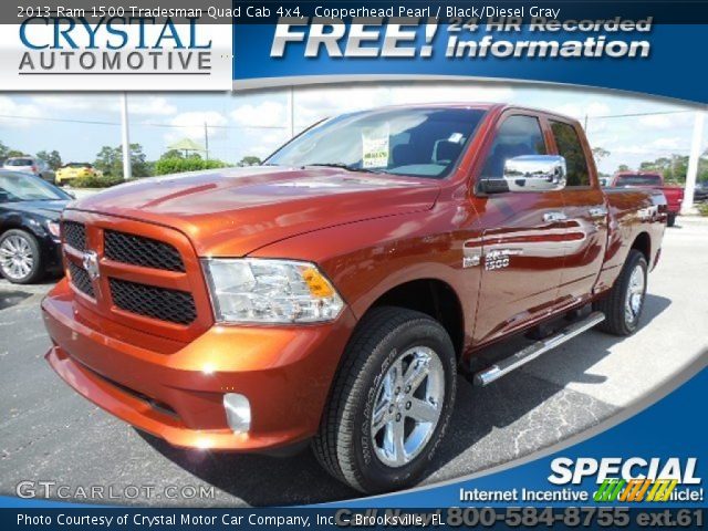 2013 Ram 1500 Tradesman Quad Cab 4x4 in Copperhead Pearl