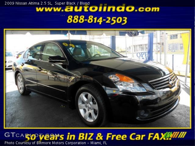2009 Nissan Altima 2.5 SL in Super Black