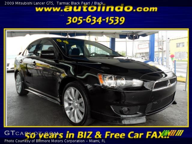 2009 Mitsubishi Lancer GTS in Tarmac Black Pearl